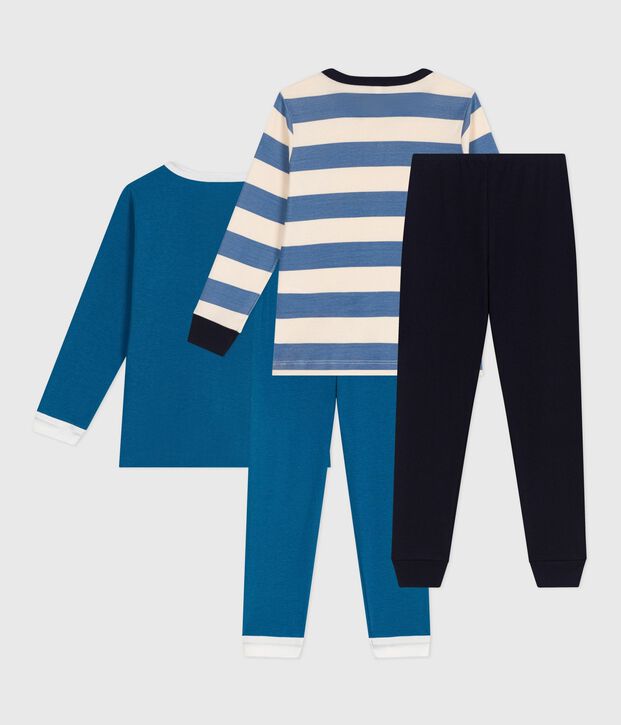 Set Kinder-Pyjamas aus bedruckter Baumwolle vielfarbig