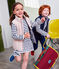 Kinder-Weste aus Doppeljersey rosa SALINE