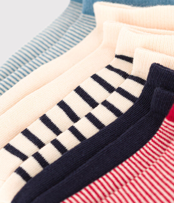 5er-Set gestreifte Kindersocken aus Baumwolljersey variante 1