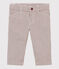 Gestreifte babyhose jungen rot VINO/weiss MARSHMALLOW