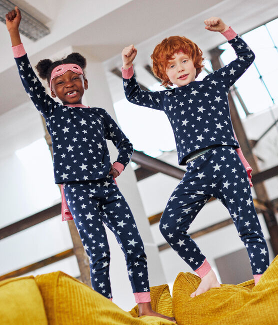 Kinderpyjama zum Verkleiden aus Baumwolle mit Leuchteffekt INCOGNITO/ MARSHMALLOW