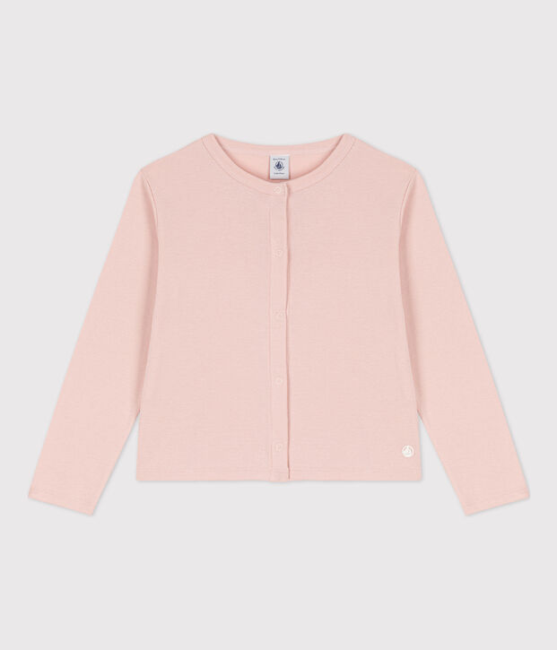 Kinder-Cardigan aus Baumwolle f&uuml;r M&auml;dchen rosa