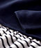 Baby-Kleid aus Molton für Mädchen weiss MARSHMALLOW/blau SMOKING
