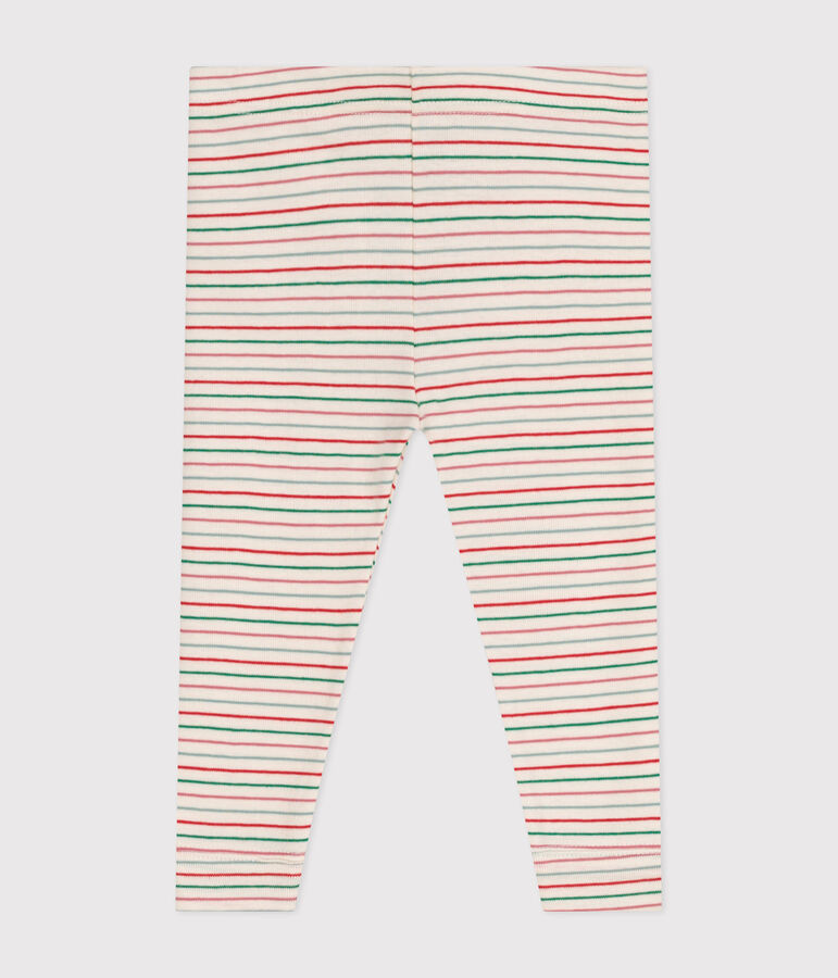 Baby-Leggings aus Baumwolle naturfarben/vielfarbig
