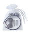 Kit serre-tête et accessoires cheveux en milleraies blau SMOKING/beige COQUILLE