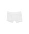 Einfarbige Jungen Boxershorts weiss ECUME