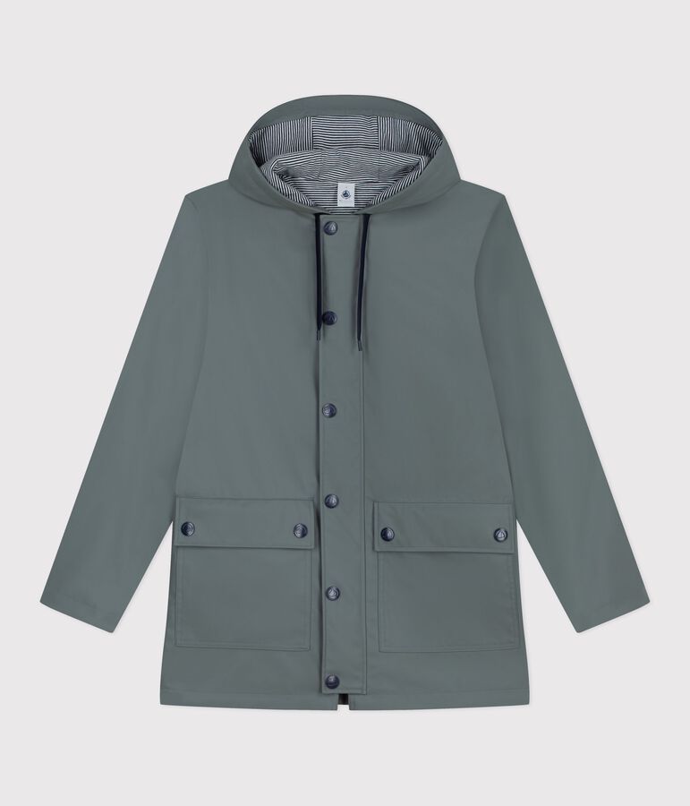 Ikonische Regenjacke Damen/Herren gr&uuml;n THUYA