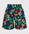 Badeshorts mit Printmotiv Kinder/Jungen blau MEDIEVAL/weiss MULTICO
