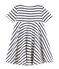 Kinder-Kleid für Mädchen beige COQUILLE/blau ABYSSE