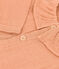 Langärmelige Babybluse aus Musselin-Stoff rosa SIENNA