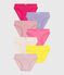 Set Kinder-Slips aus einfarbiger Baumwolle  variante 1