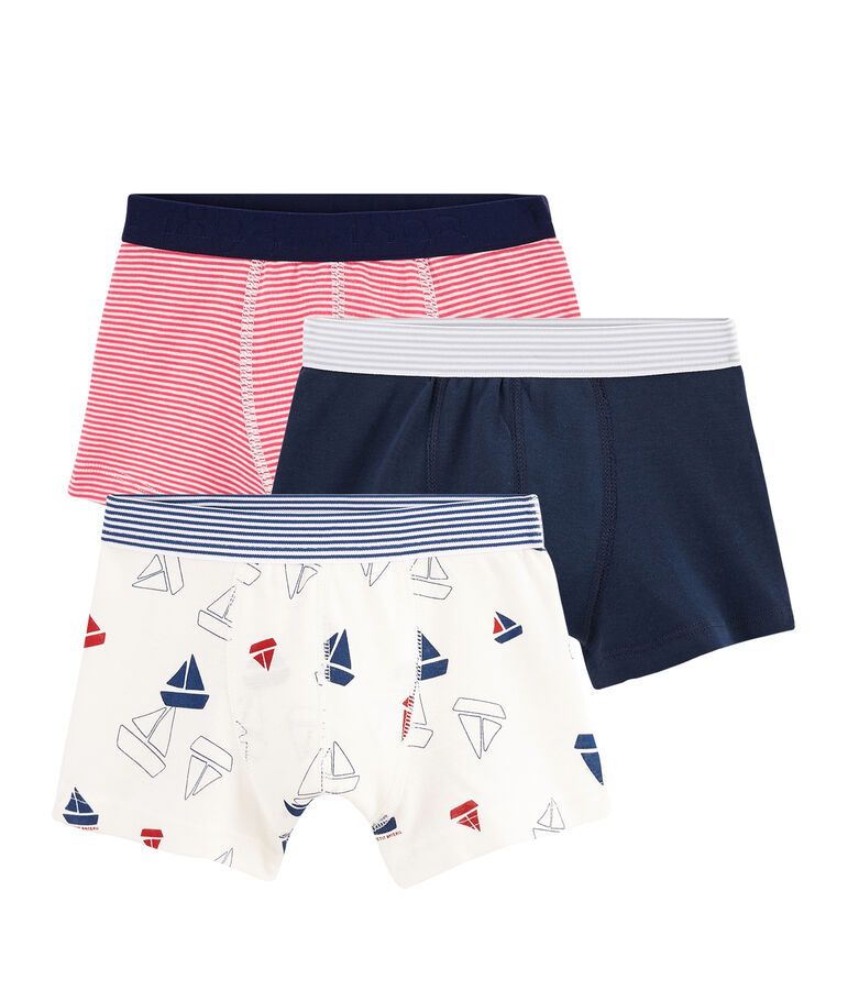 Set mit 3 Boxershorts f&uuml;r kleine Jungen vielfarbig