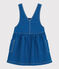 Baby-Kleid aus Baumwolle für Mädchen blau MAJOR