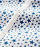 Baby-Strampler mit blauem Sternen-Druck aus Doppeljersey weiss MARSHMALLOW/weiss MULTICO