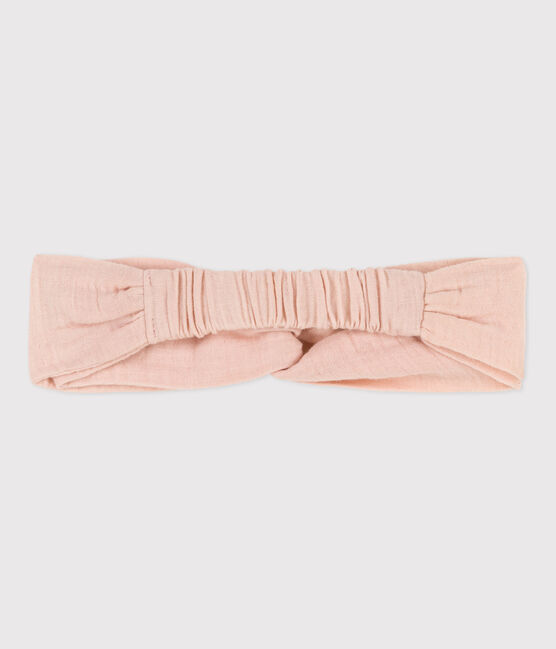 Rosa Haarband aus Musselin rosa SALINE