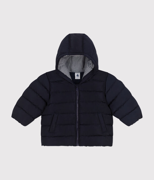 Baby-Anorak mit Fleece-Futter blau