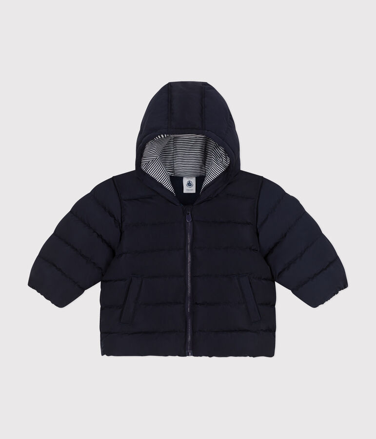 Baby-Anorak mit Fleece-Futter blau