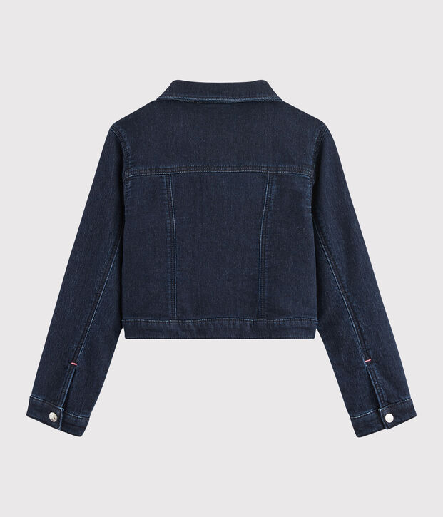 Kinder-Jeansjacke f&uuml;r M&auml;dchen blau