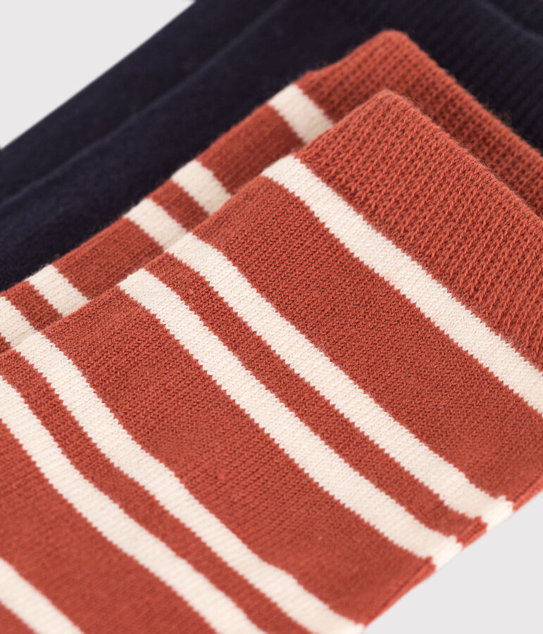 2er-Set gestreifte Kindersocken aus Baumwolle variante 1