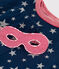 Phosphoreszierender Maskerade-Pyjama aus Baumwolle für kleine Mädchen/kleine Jungen INCOGNITO/ MULTICO