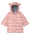 Baby-Jacke aus satiniertem Polyamid rosa FLEUR