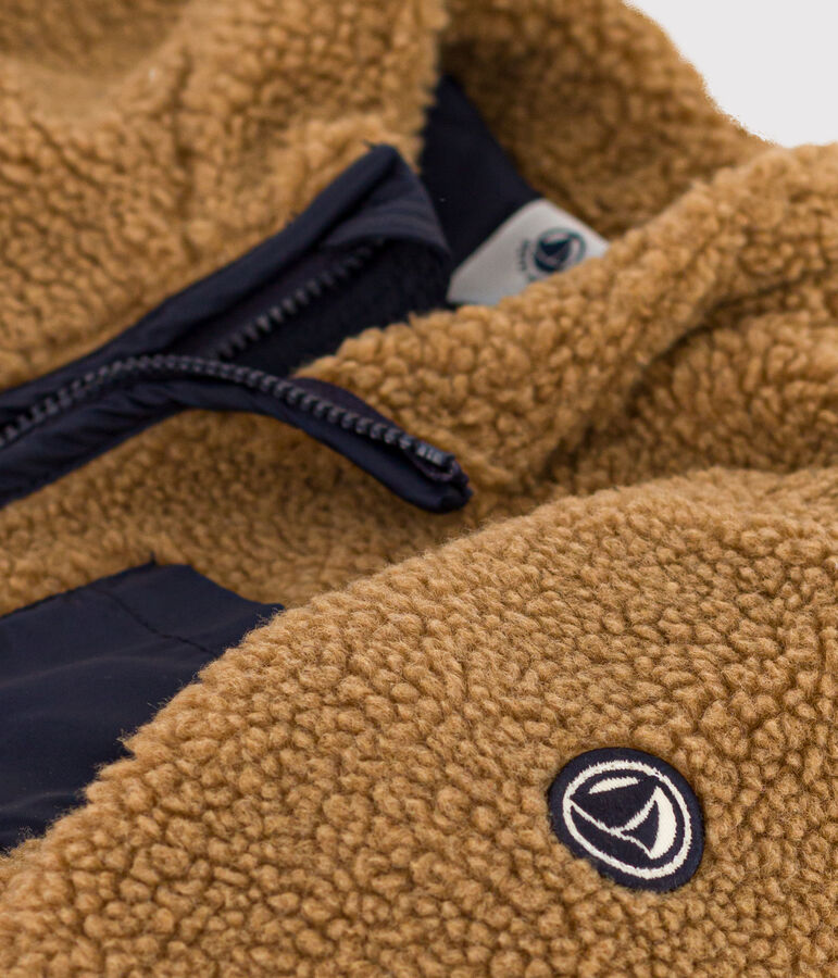 Baby-Jacke aus Sherpa braun