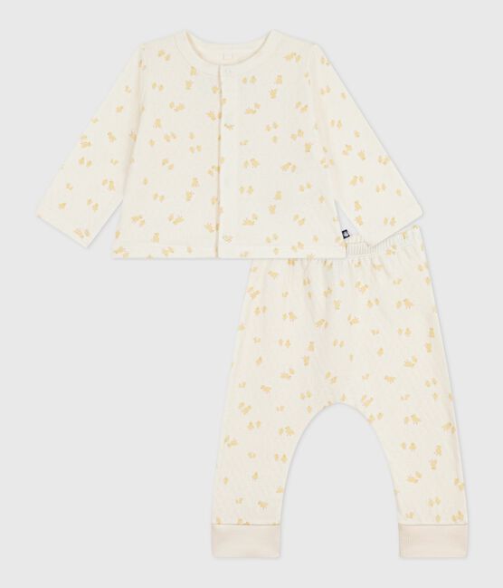 2-teiliges Baby-Set aus Baumwolle mit Kükenmotiv MILK/ MULTICO