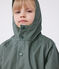Kinder-Regenjacke mit zwei Farben  grün THUYA:CHARME