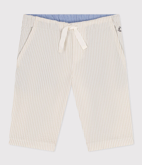 Kinder-Bermuda beige BEIGE/weiss MARSHMALLOW