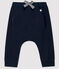 Baby-Hose aus Molton für Jungen blau SMOKING