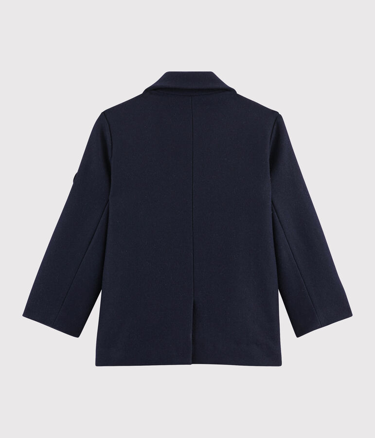 Caban-Jacke aus Wollstoff f&uuml;r Jungen blau SMOKING