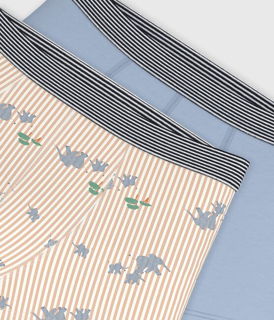 Set Kinder-Boxershorts aus Baumwolle mit Elefanten variante 1