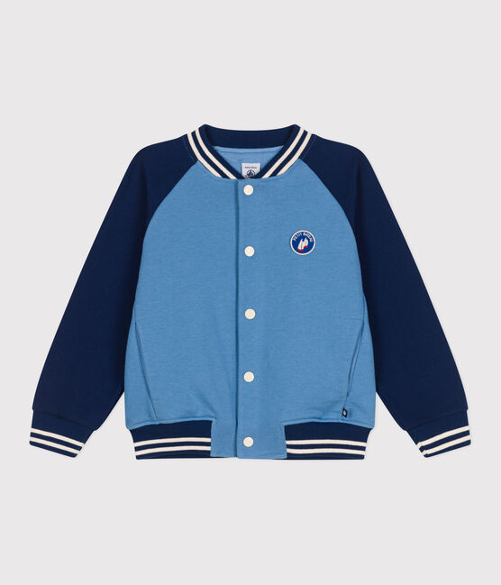Kinder College-Jacke aus einfarbiger Baumwolle  ALASKA/ MEDIEVAL