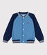 Kinder College-Jacke aus einfarbiger Baumwolle 