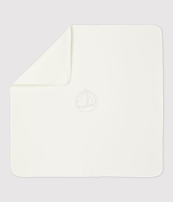 Baby-Decke aus Bio-Baumwolle  weiss MARSHMALLOW