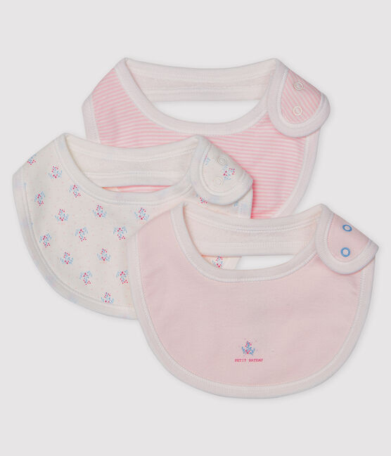 3er-Set Baby-Lätzchen aus Rippstrick variante 1