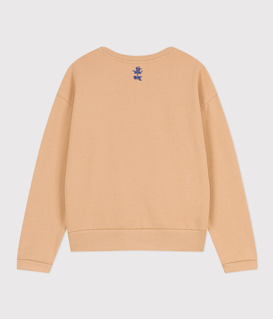 Sweatshirt aus Molton für Damen beige TOURONE