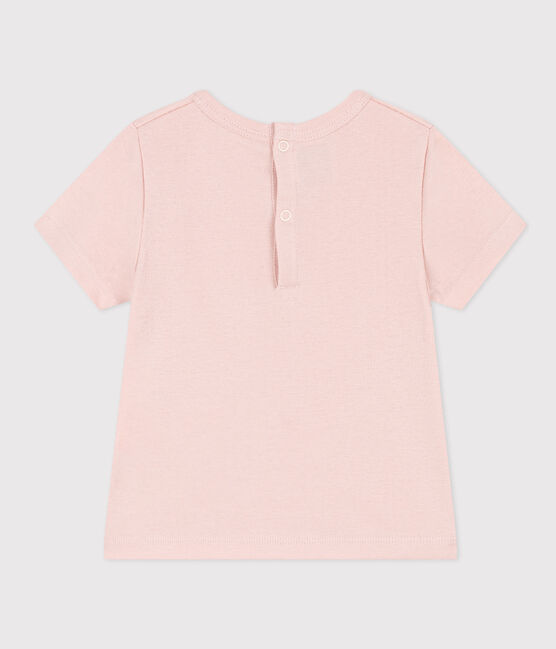 Kurzärmeliges Baby-T-Shirt aus Baumwolle rosa SALINE