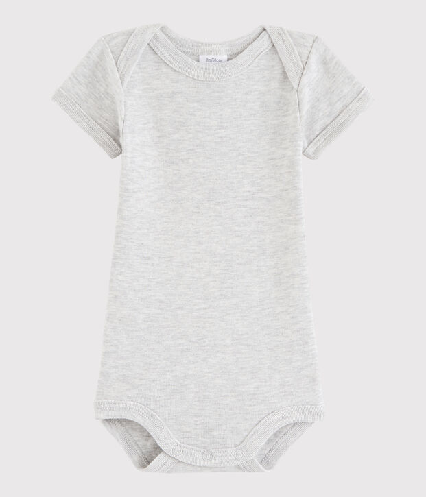Kurz&auml;rmeliger Baby-Body M&auml;dchen/Jungen BELUGA CHINE