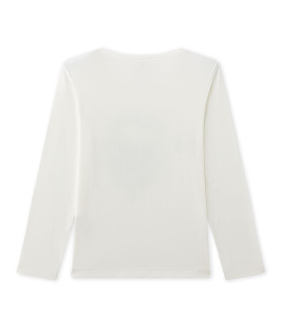 Bedrucktes Jungen-Langarmshirt beige COQUILLE
