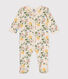 Baby-Strampler mit Blumenmuster aus Baumwolle