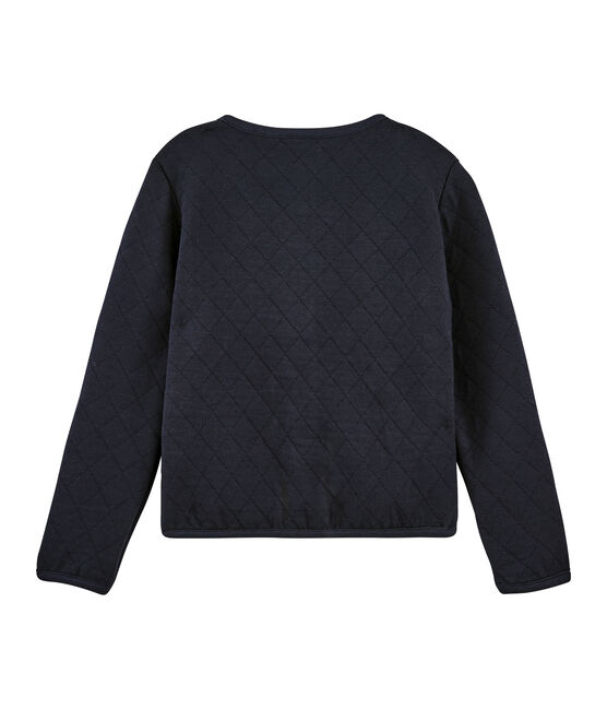Kinder-Cardigan Mädchen blau SMOKING
