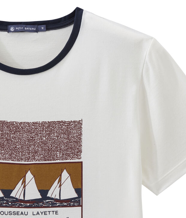 Unisex-kurzarmshirt weiss