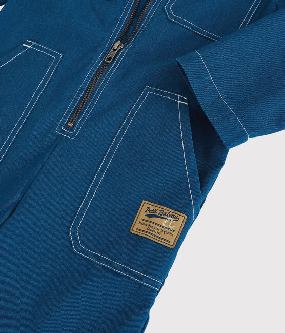 Overall aus Serge-Denim für Mädchen / Jungen blau MAJOR