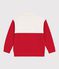 Kinder-Sweatshirt im Polo-Stil aus Baumwolle rot MILK/ POMPIER