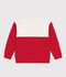 Kinder-Sweatshirt im Polo-Stil aus Baumwolle rot/rot