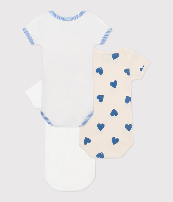3er-Set kurzärmelige Bodys aus Baumwolle mit Print für Babys variante 1