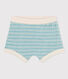 Baby-Shorts aus gestreiftem Frottee