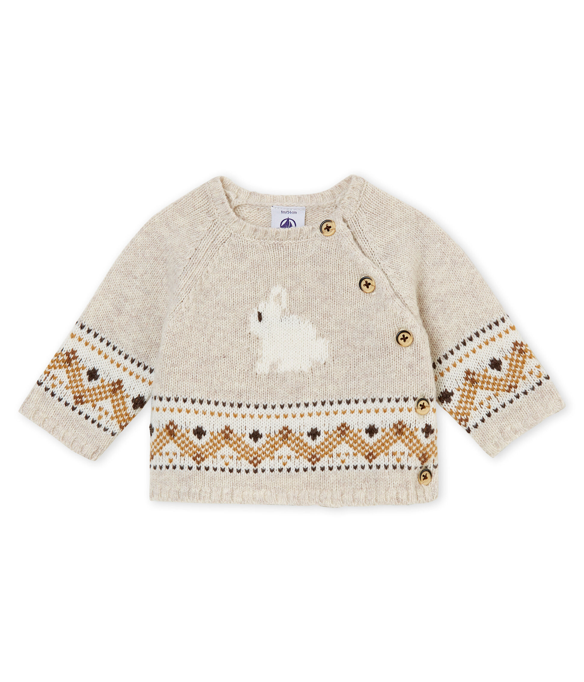 Petit Bateau Unisex Baby Sweater-Strickjacke 