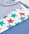 Kurz&auml;rmelige Kinder T-Shirts aus Baumwolle mit Sternmotiv vielfarbig
